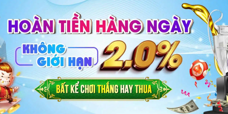Hoàn trả tiền hằng ngày tại 123B